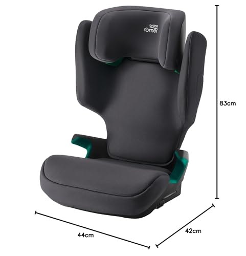 Britax Römer car seat Discovery Plus 2 , with ISOFIX, for Children from 100-150 cm (i-Size), 3.5-12 Years, Space Black, 1.0 Piece, 5.9 kilograms