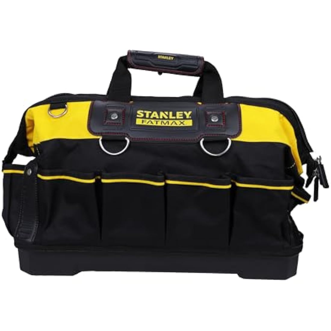 STANLEY FATMAX Technician Tool Bag, 18" Heavy Duty, Hard Waterproof Base, Multiple Pockets, Shoulder Strap, 1-93-950