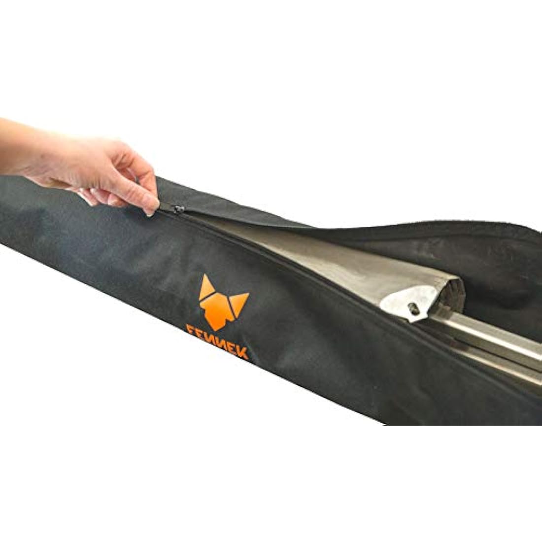 FENNEK HIGHFIRE, Transportable Fire Mesh | Includes Bag | Perfect for Home or Mobile Use | Made of Temperature Resistant Stainless Steel | XL | 60 x 60 x 63 cm (23.6" x 23.6" x 24.8")