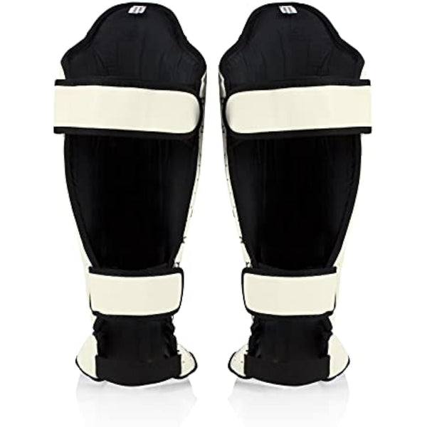 Fairtex Competition Muay Thai Shin Guards, SP5 - Black, Blue, Yellow