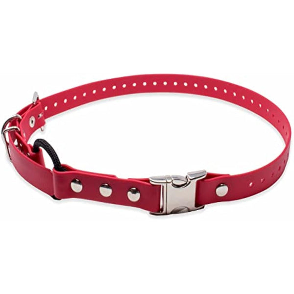 Educator Quick Snap Bungee Collar, 1-Inch Wide by 33-Inches Long, Red