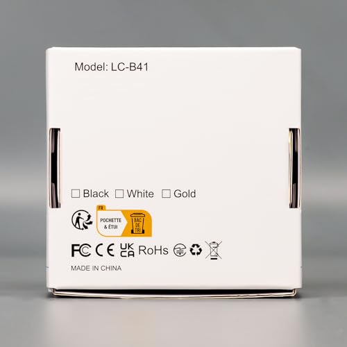 New bee Handsfree Bluetooth Earpiece, Wireless Bluetooth Headset with Microphone 60 Days Standby Headphones with Microphone for iPhone, Samsung, HTC, LG, Sony, PC (Black)