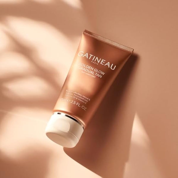 Gatineau - Tan Accelerating Lotion (400ml) + Golden Glow Gradual Tan (75ml) Duo Set, Total Body Glow, Natural Tanning For Face and Body