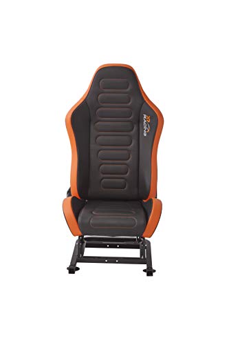 X-Rocker Steering Wheel Stand, Foldable Racing Wheel Stand with Seat Fixing Rod, Adjustable Height, Adjustable Angle, Suitable for Logitech, XBOX, Madcatz, Playstation, Racing Wheel Stand - Black