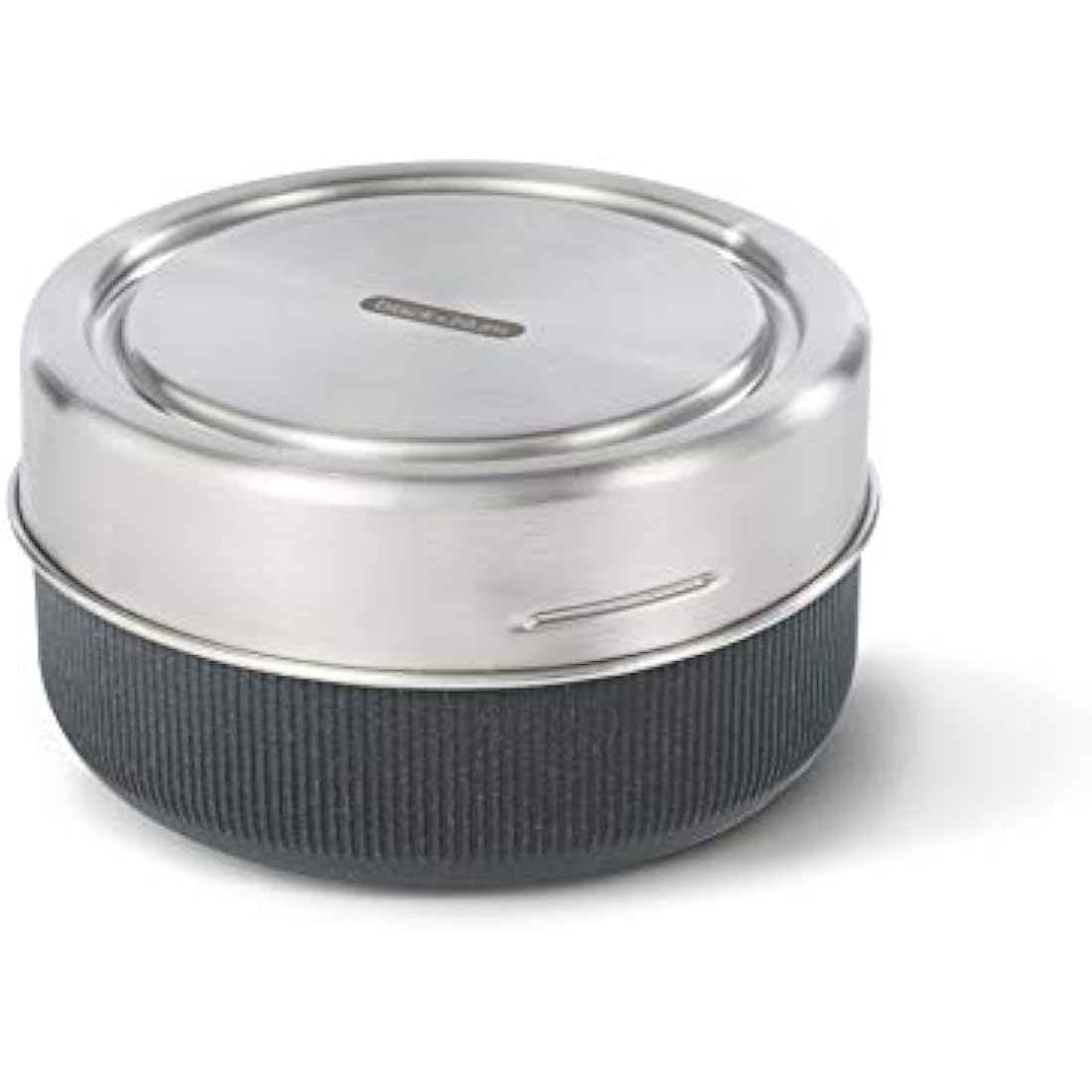 Black+Blum Bowl | Leakproof Meal Prep Lunch Box Food Container, Glass, stainless steel, polypropylene with wood fibre and silicone, Slate, 750 ml/ 25 fl oz