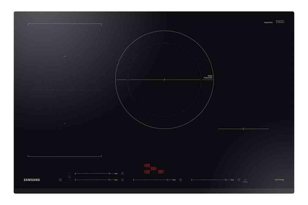 Samsung Slim Fit Induction Hob NZ64B4015FKU1 with Oval Ring and Remote Monitoring, Black
