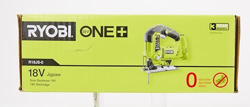Ryobi R18JS-0 ONE+ Jigsaw with LED, 18 V (Body Only) - Green/Grey