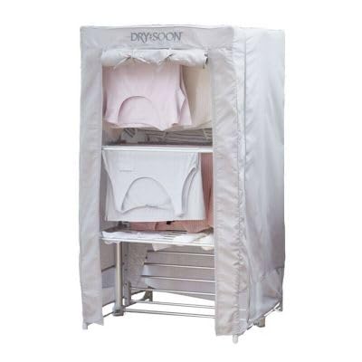 Dry:Soon Deluxe 3-Tier Heated Airer Cover  Reduce Drying Time Improve Airer Performance