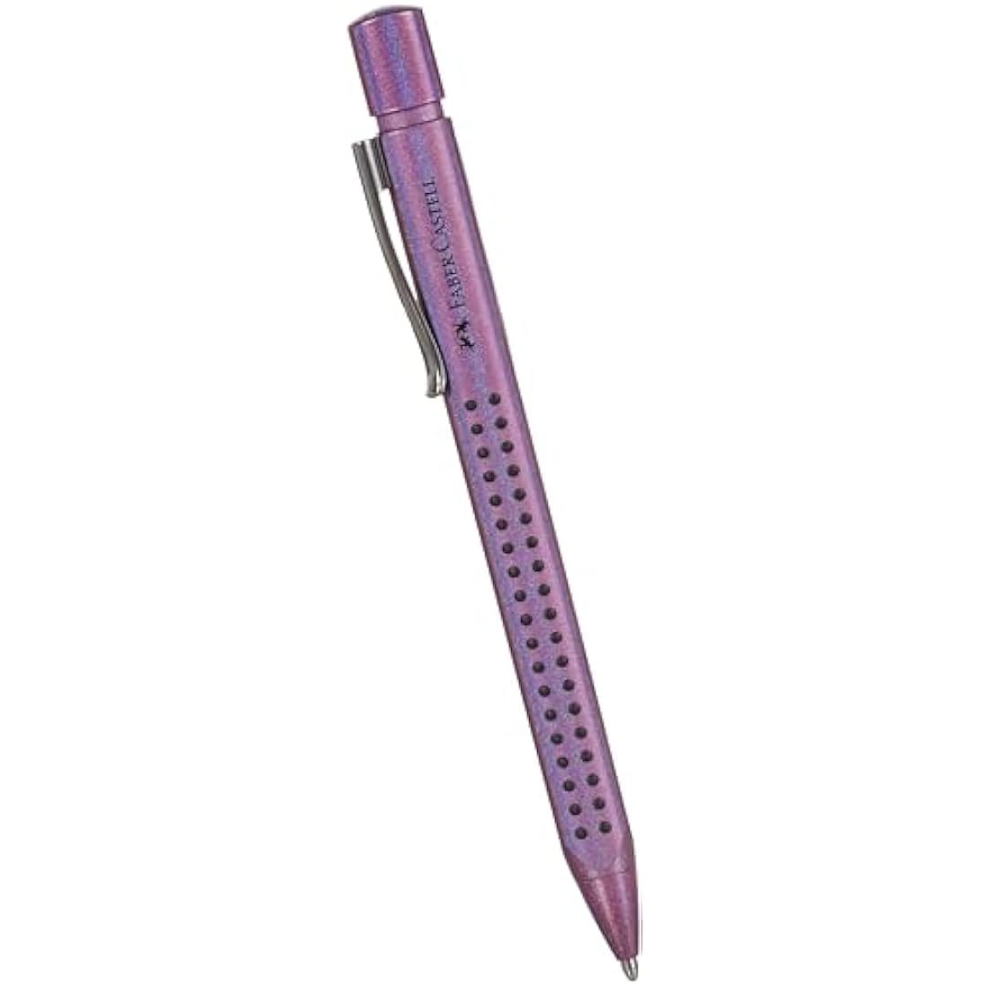 Faber-Castell Grip Edition Fountain Pen and Ballpoint Pen Set - Glam Violet, White (201534)