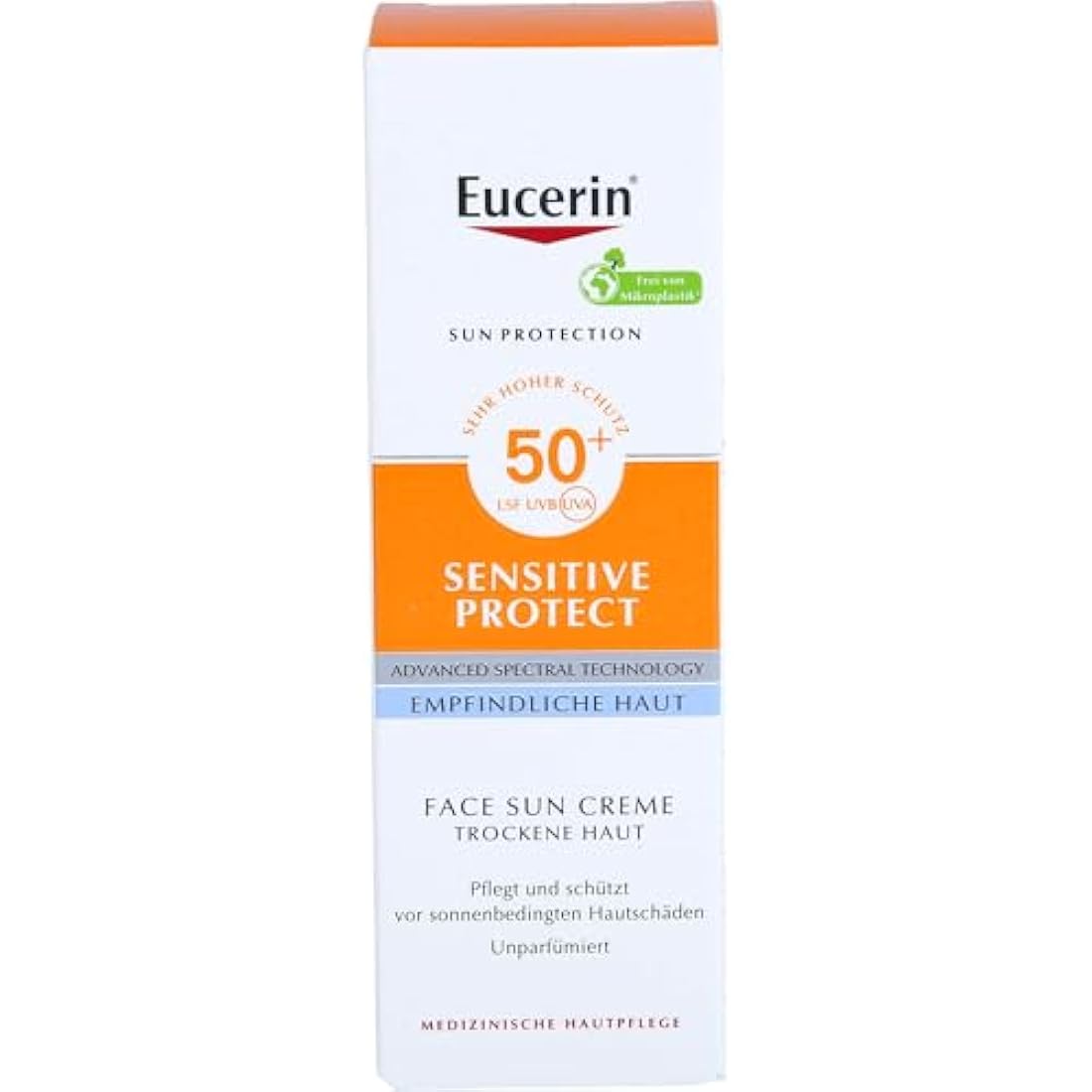 Eucerin Sensitive Protect Face Sun Creme LSF 50+, 50 ml Cream