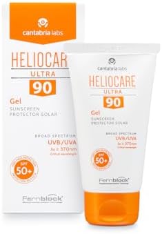 Heliocare Ultra Gel SPF 90 50ml / Gel Face Sunscreen / Daily Uva and Uvb Anti-Ageing Sun Block / Combination, Oily & Normal Skin/ Matte Finish