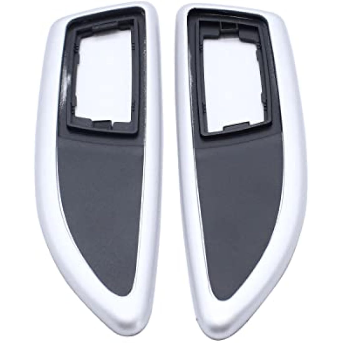 1 Pair Indicator Surround Side Repeater Matte Black + Matte Silver Paint plating Compatible with Vauxhall Insignia Astra Corsa D E Zafira A B Adam H VXR 13250944 13250945 1713425