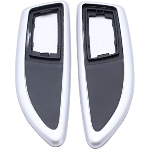 1 Pair Indicator Surround Side Repeater Matte Black + Matte Silver Paint plating Compatible with Vauxhall Insignia Astra Corsa D E Zafira A B Adam H VXR 13250944 13250945 1713425