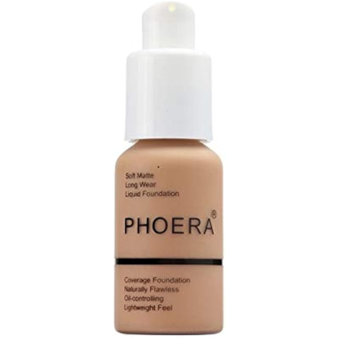 Aquapurity Phoera® Full Coverage Foundation Soft Matte Oil Control Concealer 30ml Flawless Cream Smooth Long Lasting (110 TRUFFLE)