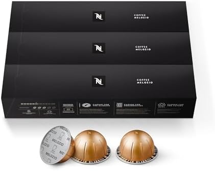 Nespresso Capsules VertuoLine, Melozio, Medium Roast Coffee, 30 Count Coffee Pods, Brews 7.8oz