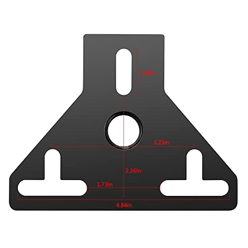 LINGMAI Universal Saddle Extension for FDX 2.0 and 3.0 Models - Adjustable Exercise Bike Seat Adapter - Solid Steel Welded Construction (B-Small