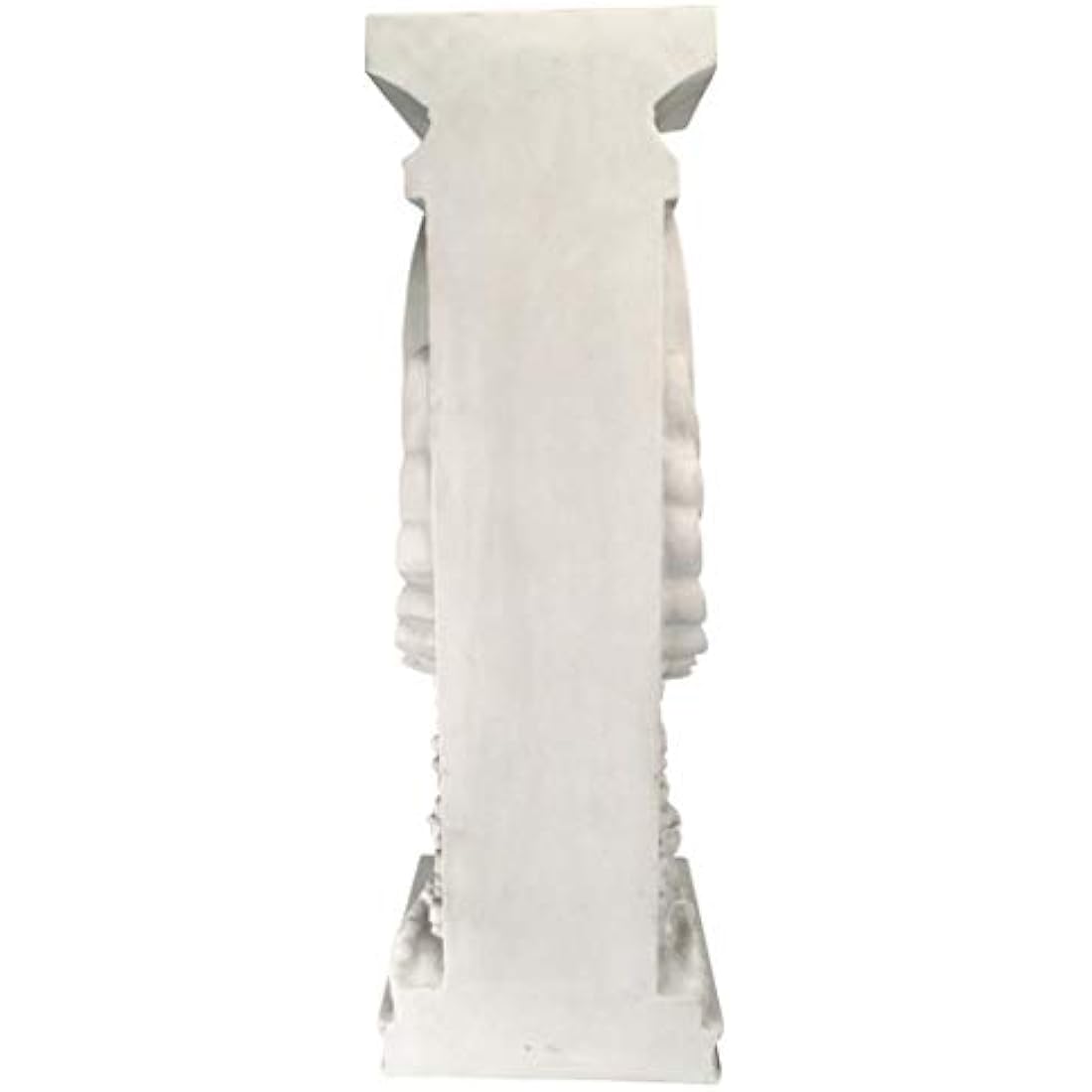 Design Toscano JE122391 Trapezophoron Winged Lion Pedestal Column Plant Stand, Polyresin, Antique Stone, 78.5 cm