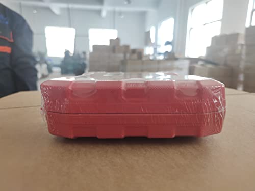 LLNDEI 1/4-Inch Drive Impact Socket Set, 52 PCS Mechanic Tool Set with Ratchet & Adapter, CR-V, Metric and Standard Full Sockets with Storage Tool Kit for Household & Automotive Repair & DIY Project