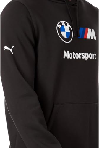 PUMA Men's BMW M Motorsport Essentials Fleece Hoodie Hooded Sweatshirt