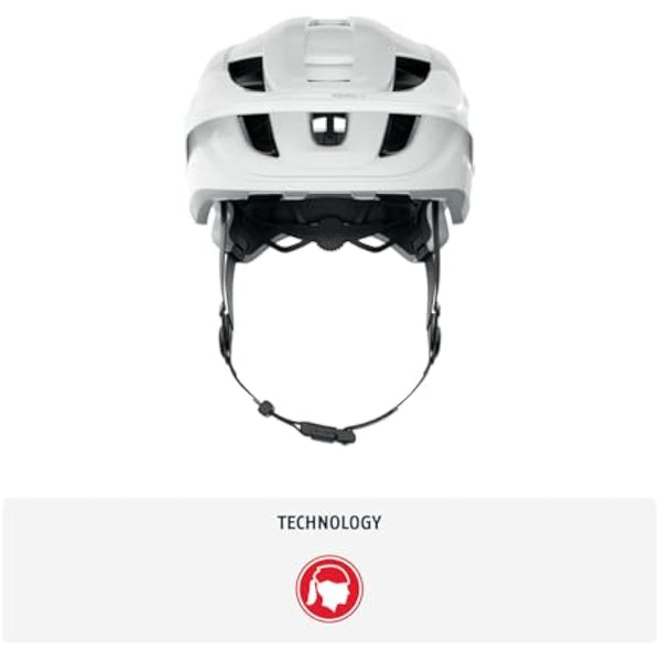 ABUS CliffHanger MTB helmet - bike helmet for demanding trails - with large ventilation openings & TriVider strap system - for men and women