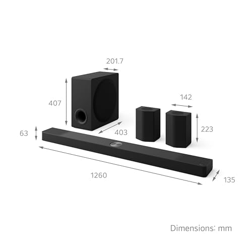 LG USC9S Bluetooth Soundbar for TV with Dolby Atmos & Wireless Subwoofer 3.1 channel