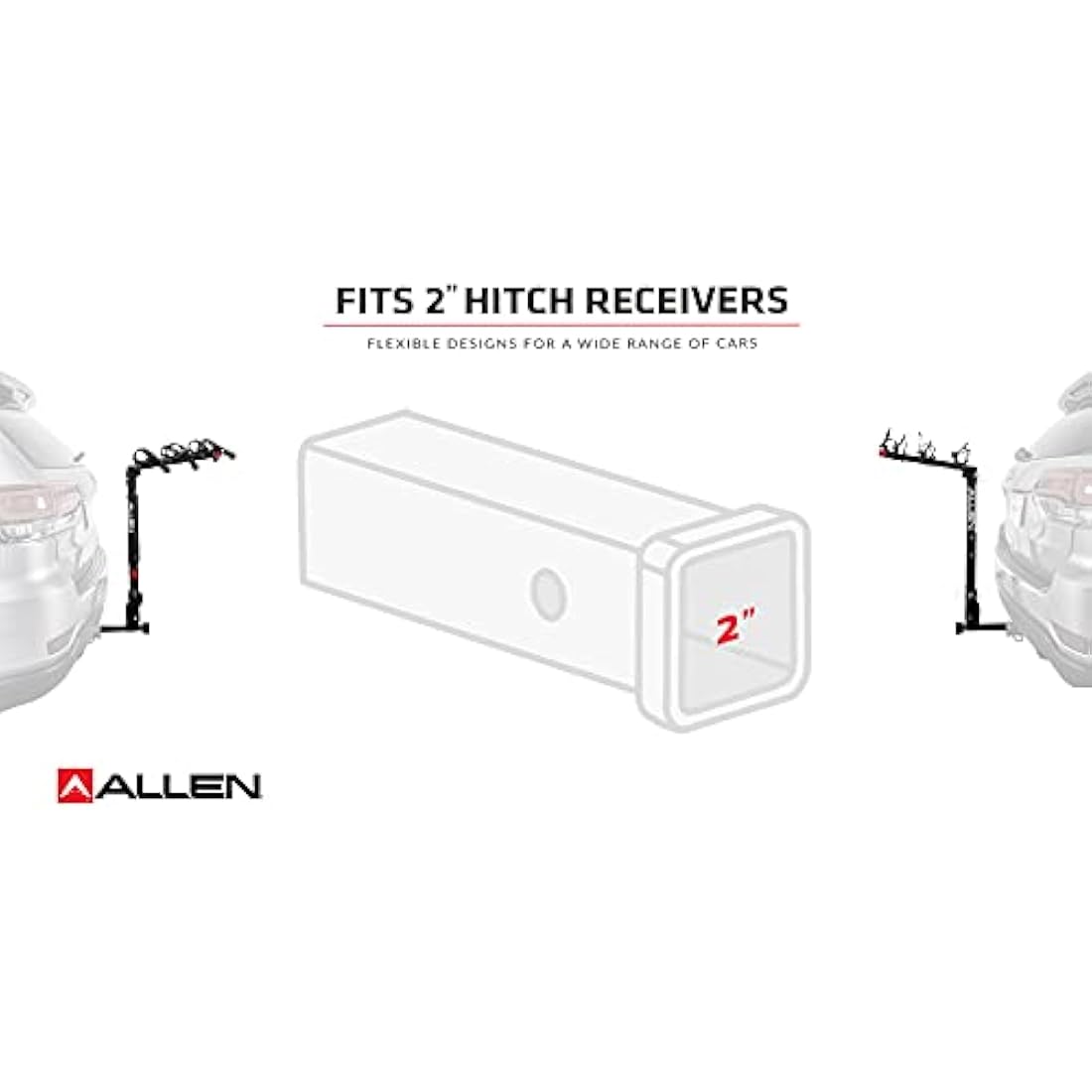 Allen Sports Deluxe 542QR 4 Quick Release Towbar Bicycle Carrier