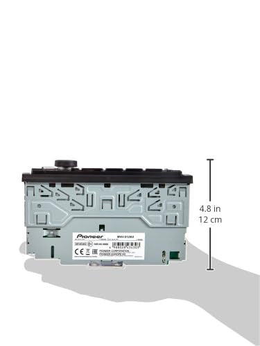 Pioneer MVH-S220DAB 1-DIN receiver with DAB/DAB+, Red illumination, USB and compatible with Apple and Android devices.