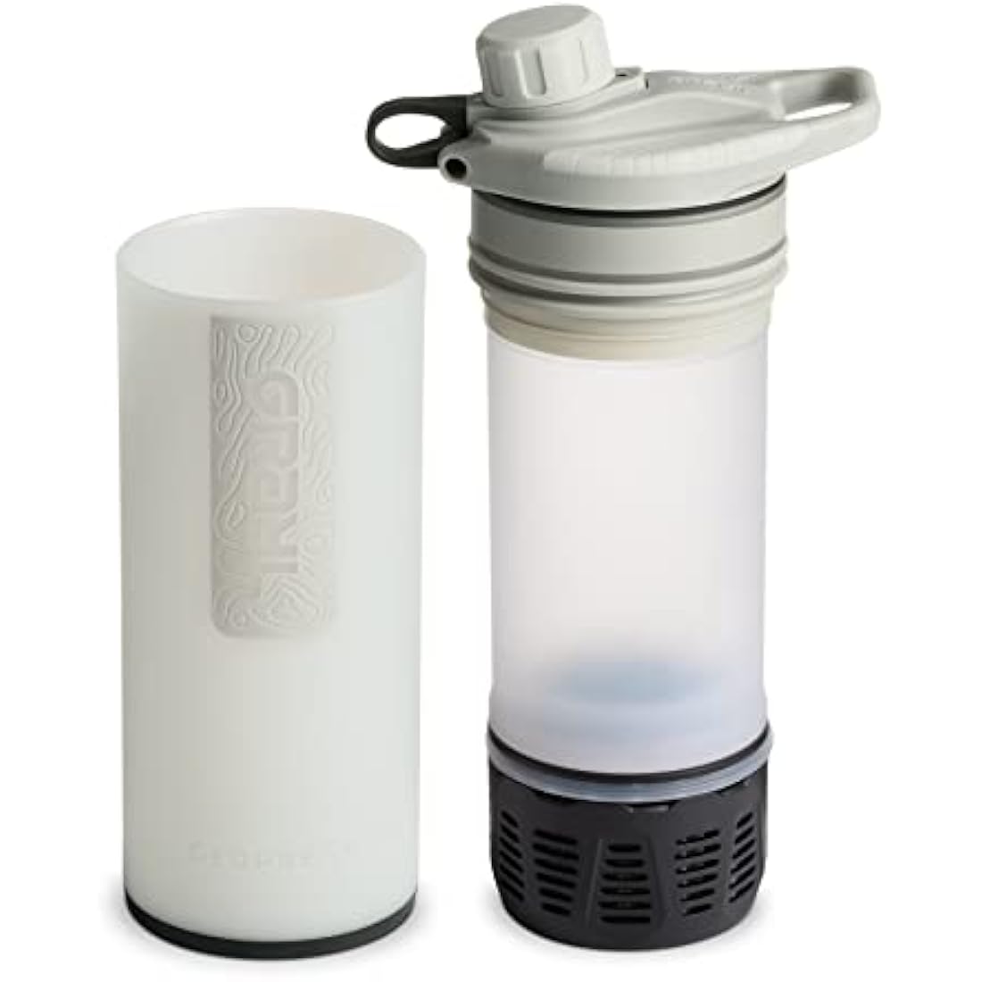 Grayl GeoPress Water Purifier Bottle - Peak White