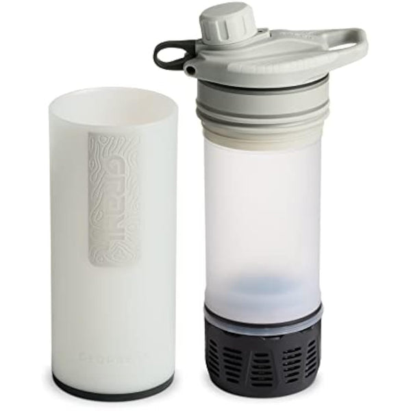 Grayl GeoPress Water Purifier Bottle - Peak White
