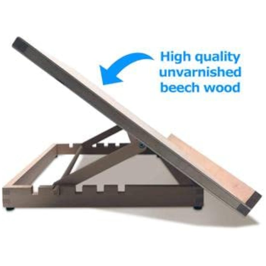 Premium Adjustable Table Top Art Easel/Desk Easel - by Zieler™. Ideal for Presentation, Painting, Crafting, Calligraphy, Sketching, Drawing & Planning - Made from Beechwood - 5 Different Angles (A3)