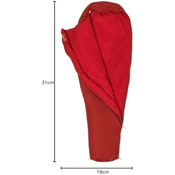 Marmot Nanowave 45, Mummy sleeping bag, ultra light summer sleeping bag, ideal for camping and trekking