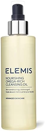 ELEMIS Cleansing Oil , Nourishing Omega-Rich– Vitamin-Rich Face Elixir to Cleanse, Soothe & Soften Skin, Gently Remove Impurities, 195ml