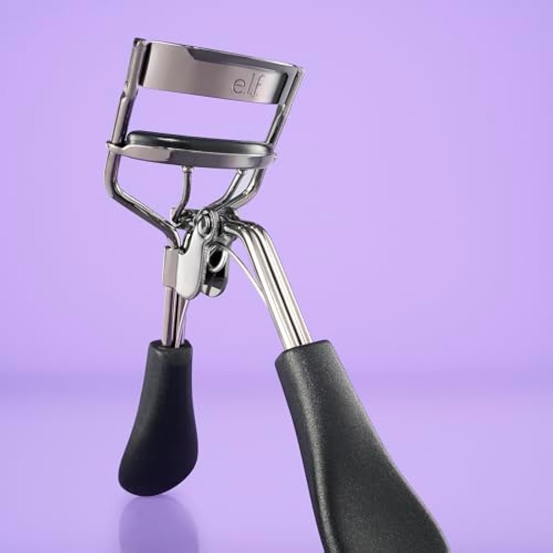 e.l.f. Pro Eyelash Curler Strong, Contoured, Lifting Creates Long Lasting, Eye-Opening, Voluminous Lashes Includes Additional Rubber Replacement Pad Gunmetal,84067
