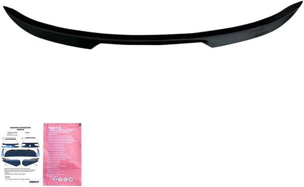 Oneway Roof Spoiler (Cap) compatible with Renault Clio V Facelift 2023- - Gloss black