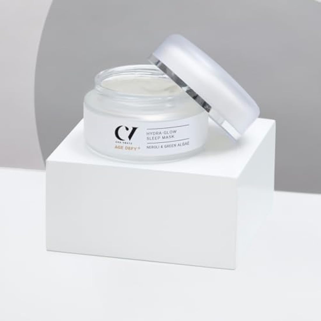 Green People Age Defy+ Hydra-Glow Night Cream - Moisturising for Dry, Mature Skin - Paraben & Alcohol Free - Vegan, 50ml