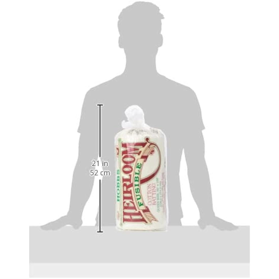 Hobbs Heirloom Fusible Blend: 90 x 108in (Queen), Cotton, White