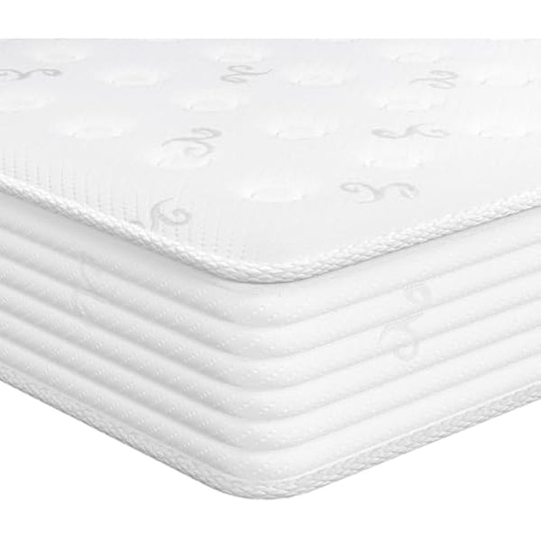 Good Nite King Size Mattress Pocket Spring with Memory Foam Medium Firm Mattress Breathable Fabric Fire Resistant 8in Deep King Size 150x200x20cm