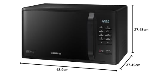 Samsung MS23K3513AK Solo Microwave, 23 Litre, Black