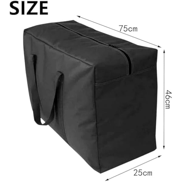 Handy Storage Bag, Jumbo Storage Bag, Extra Large Waterproof Heavy Duty Bag with Web Handle Bedding Underbed Storage Bag Blankets Duvet Chest Season Laundry Organizers (1)
