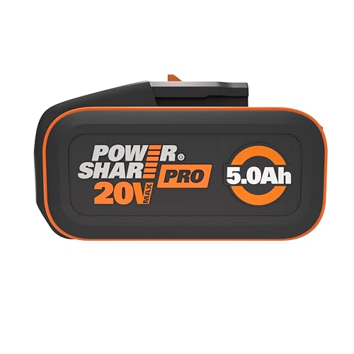 WORX WA3644 PowerShare Pro 20V 4.0Ah High-Capacity Battery with Battery Management System & Intelligent Power Control
