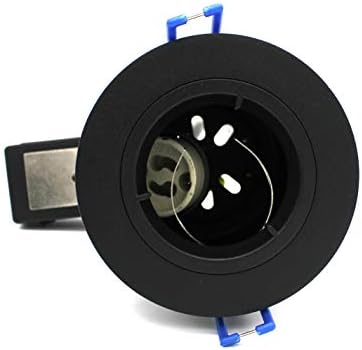 10 X Sanlumia LED Fire Rated Downlight Can GU10 Recessed Ceiling Twist & Lock Downlight IP20 Black