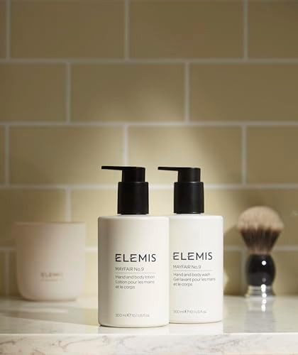 ELEMIS Mayfair No.9 Hand & Body Lotion, Nourishing Shower Cream & Body Wash – Hydrating, Nourishing Skincare for Soft, Smooth Skin 300ml