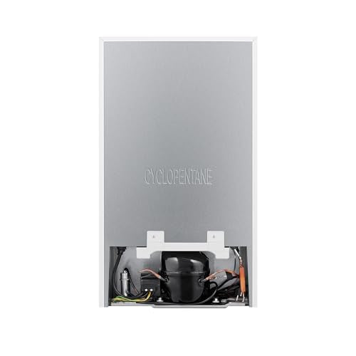 Fridgemaster MUR4545 Small Table Top 45cm Mini Fridge - 45 L - Mechanical Control with Adjustable Thermostat - Reversible Door - 39 dB Low noise - Broad Climate Design - White - E Rated