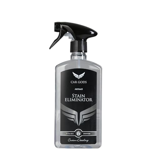 Car Gods Stain and Odour Remover For Fabric Seats Roof Lining Upholstery Carpets and Suede Interior Trim Panels 500ml - Fresh Fragranced Powerful Formula To Clean Revive