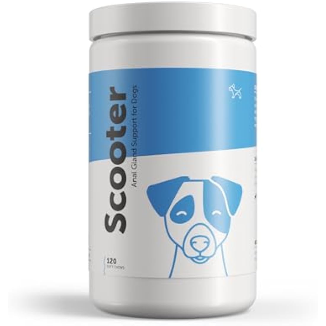 Dog's Lounge - SCOOTER - Digestive Soft Chews for Dogs | Wheat Free Supplement for Healthy Anal Glands with Added Pumpkin | Support Normal Bowel Function and Eliminate Scooting (60 chews)