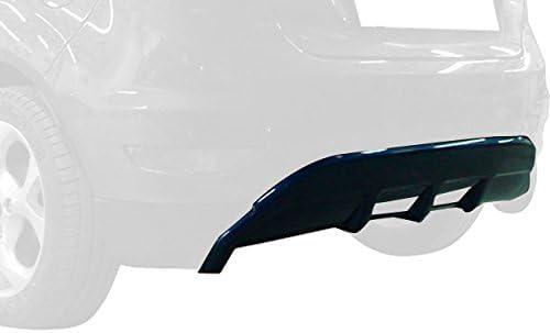 Motordrome Rear bumper skirt (Diffusor) compatible with Ford Fiesta VII 2008-2017 (ABS)