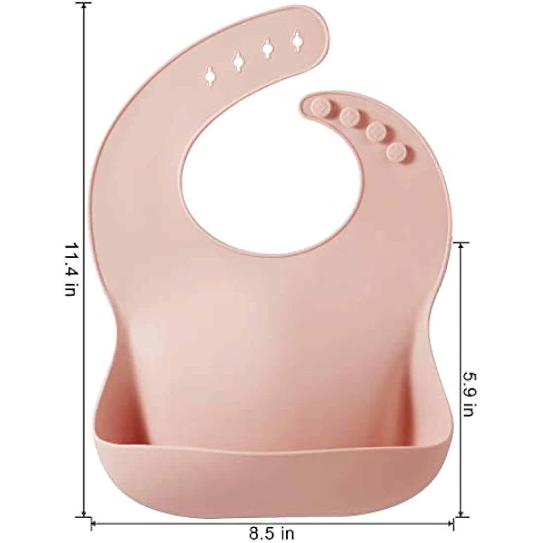 PandaEar 3 Pack Silicone Bibs for Babies & Toddlers, Waterproof Baby Bibs 6-12-18 months for Weaning, BPA Free Adjustable Baby Feeding Bib with Large Pocket Food Catcher