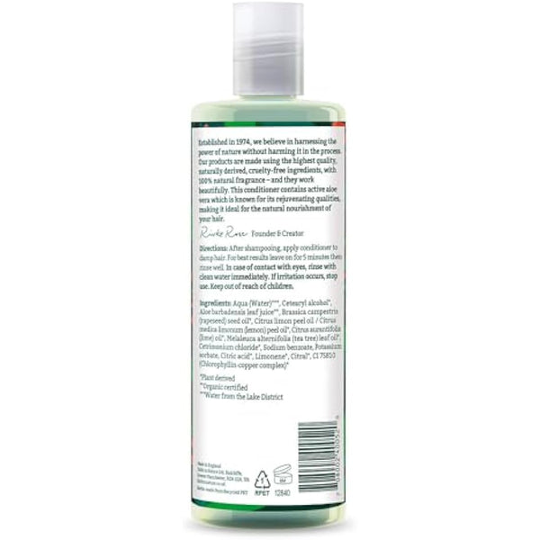 Faith In Nature Organic Aloe Vera Conditioner, Soothing for Normal Hair & Scalp, Vegan & Cruelty Free, No SLS, Silicones or Parabens, 400ml