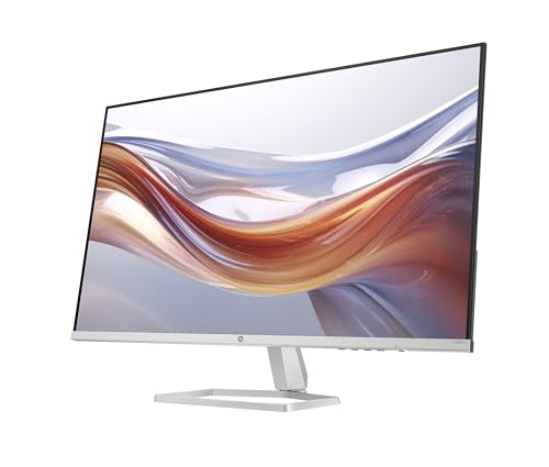 HP Series 5 27" FHD Height Adjust Monitor (527sh) - 100Hz Refresh Rate, 1500:1 AR, 99 percent sRGB Spectrum, 300 Nits Brightness - HDMI, VGA Ports - Ergonomically Adjustable - Responsibly Made
