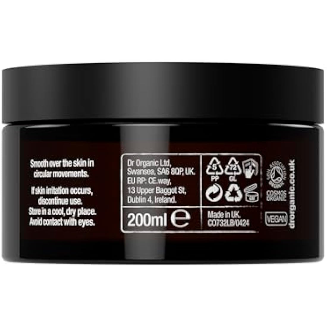 Dr Organic Evoke Joy Blissful Whipped Body Crème, Hydrating Body Cream, 24-Hour Moisturisation, with Mimosa & Meadowsweet, Certified Organic, 200ml